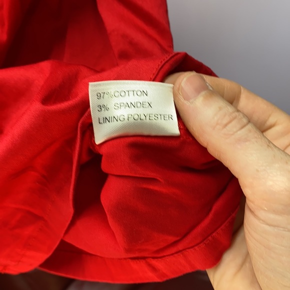 Red blouse with zip up back size XL - Picture 4 of 5